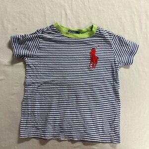 POLO - Ralph Lauren - short sleeve T-shirt w/ large logo embroidered on chest